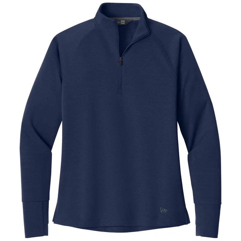 New Era Women's True Navy Stand Out 1/4-Zip sold by Merchology