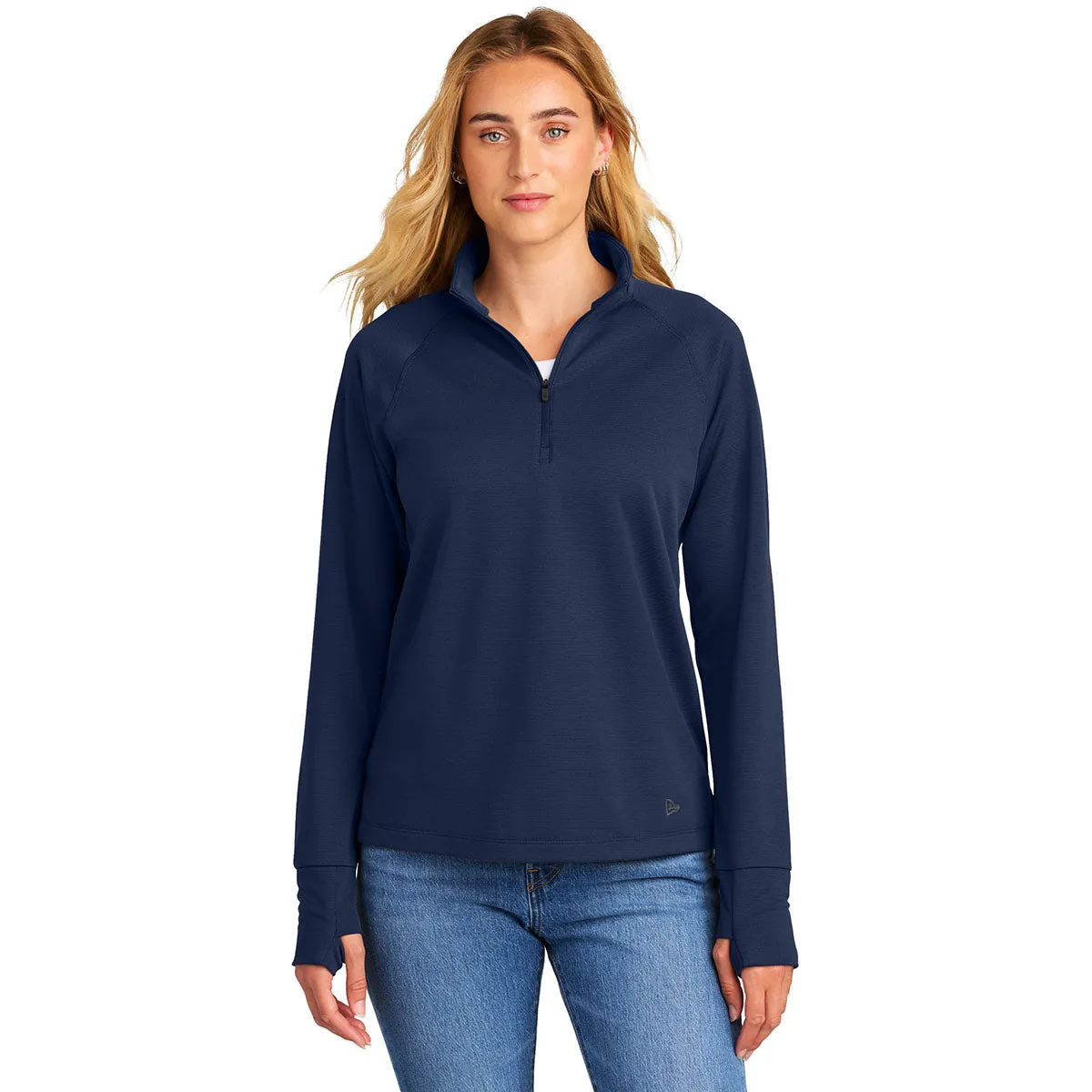 New Era Women's True Navy Stand Out 1/4-Zip sold by Merchology product image thumbnail 3