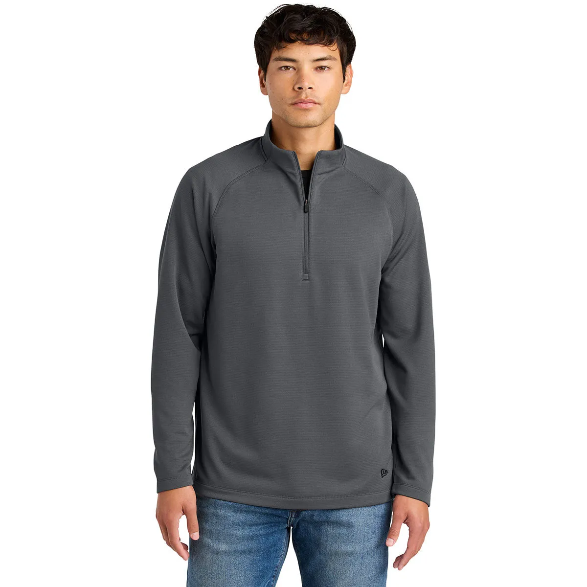 New Era Men's Graphite Stand Out 1/4-Zip sold by Merchology product image thumbnail 3