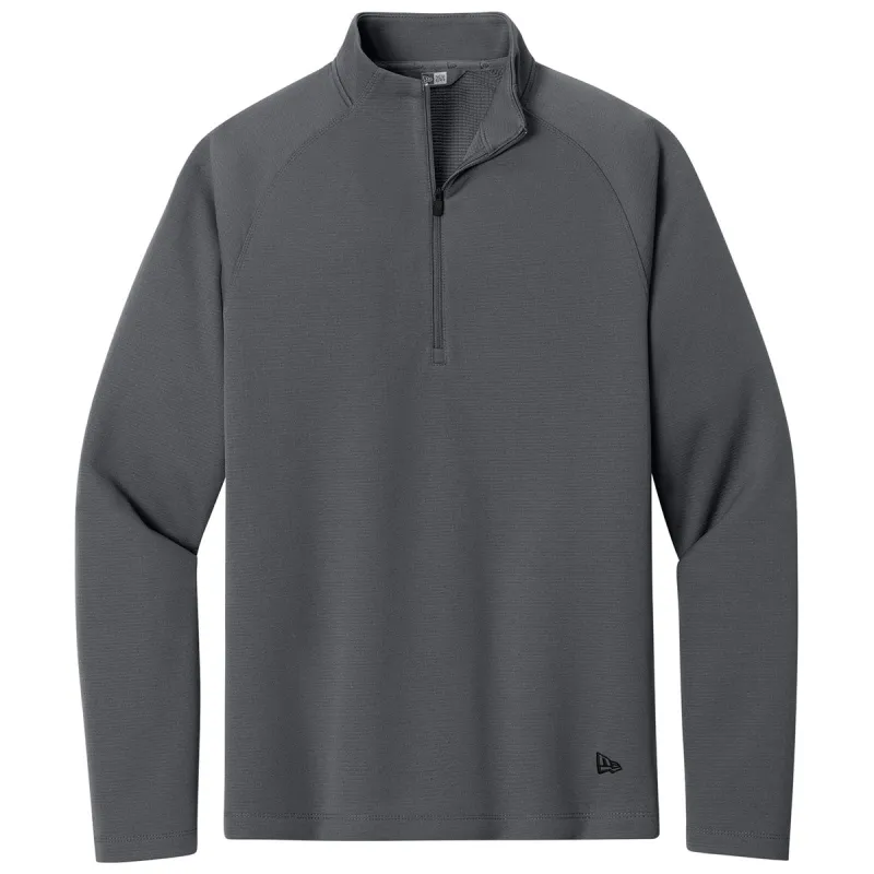 New Era Men's Graphite Stand Out 1/4-Zip made by New Era