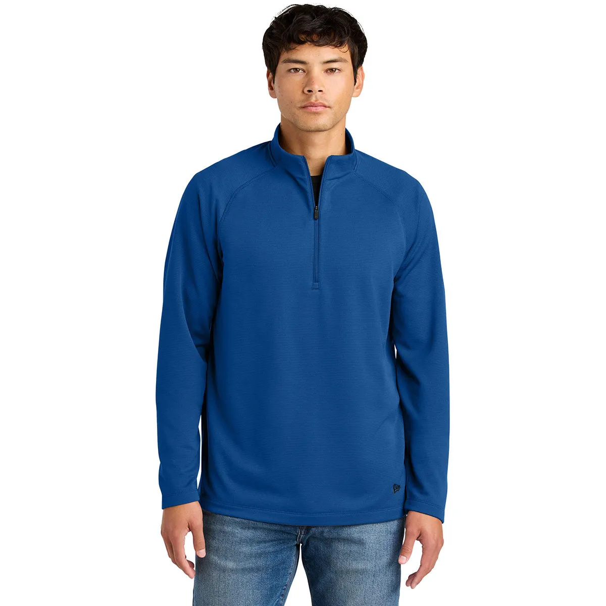 New Era Men's Royal Stand Out 1/4-Zip sold by Merchology product image thumbnail 3