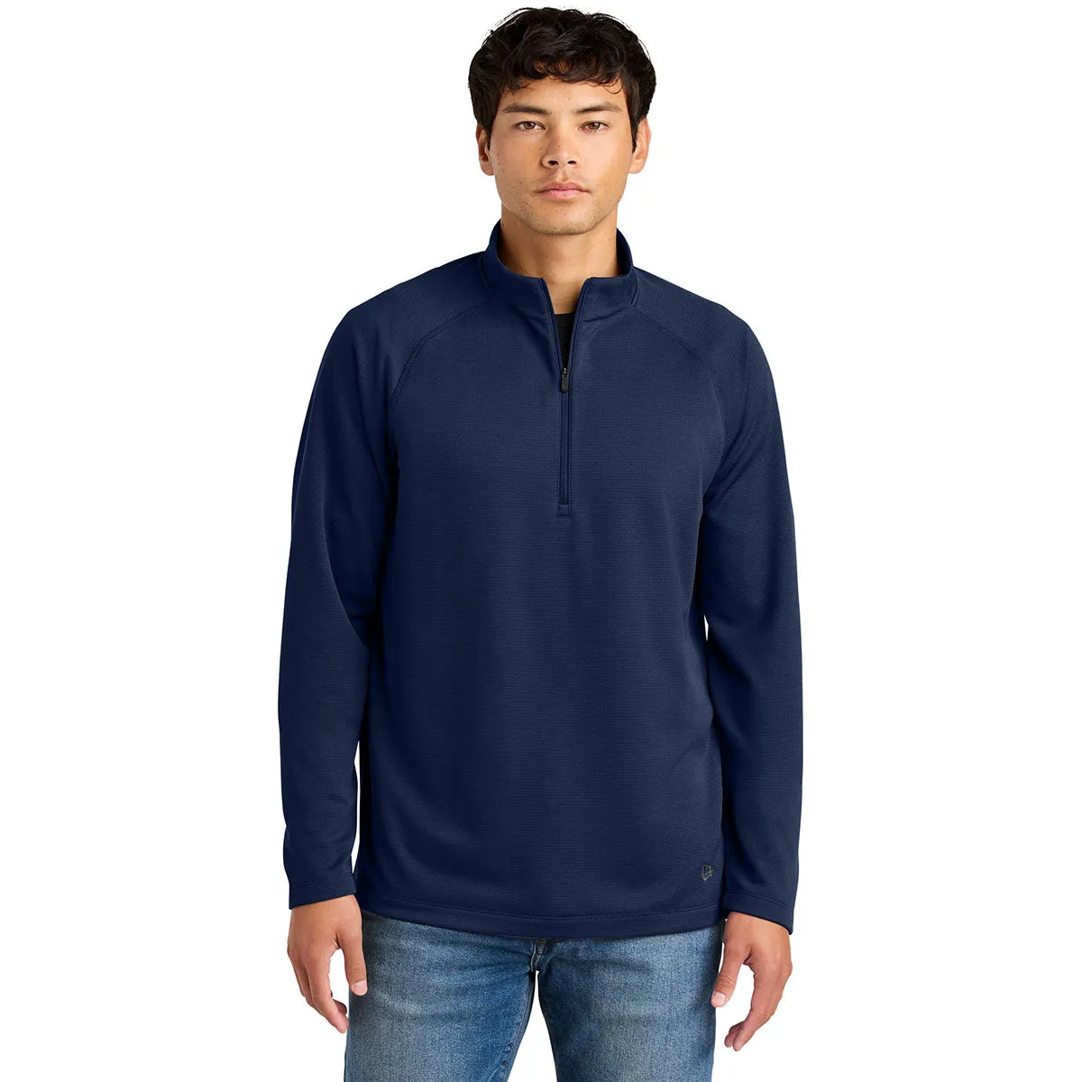 New Era Men's True Navy Stand Out 1/4-Zip sold by Merchology product image thumbnail 3