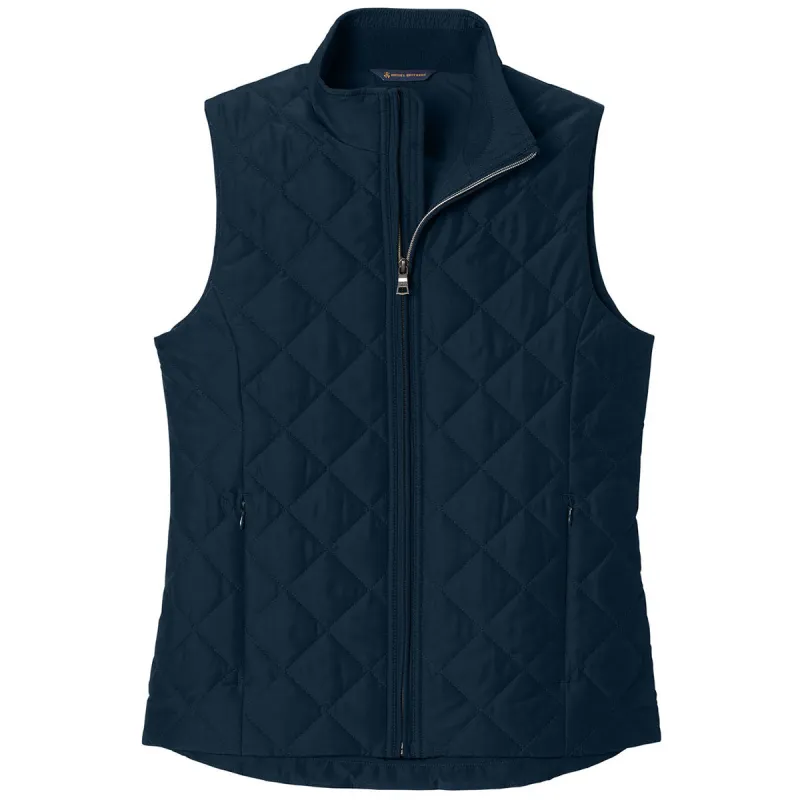 Brooks Brothers Women's Night Navy Quilted Vest made by Brooks Brothers