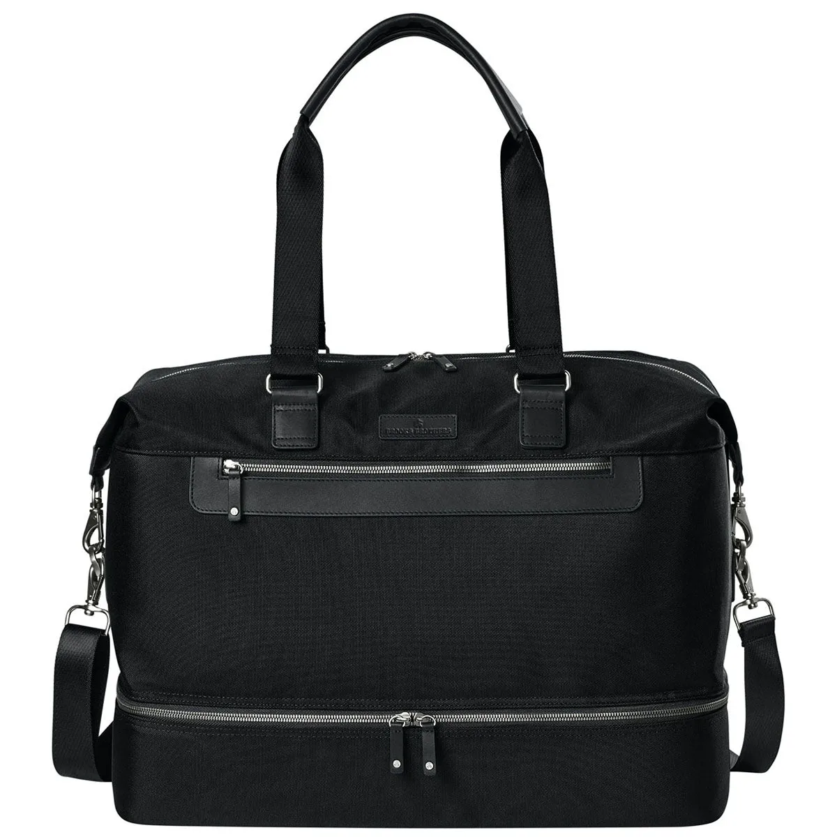 Brooks Brothers Deep Black Oxford Weekender sold by Merchology