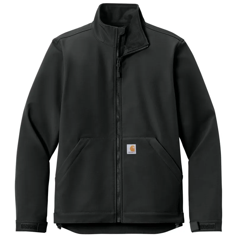 Carhartt Men's Black Rain Defender Soft Shell Jacket made by Carhartt