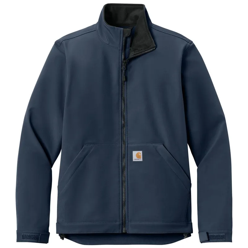 Carhartt Men's Navy Rain Defender Soft Shell Jacket made by Carhartt