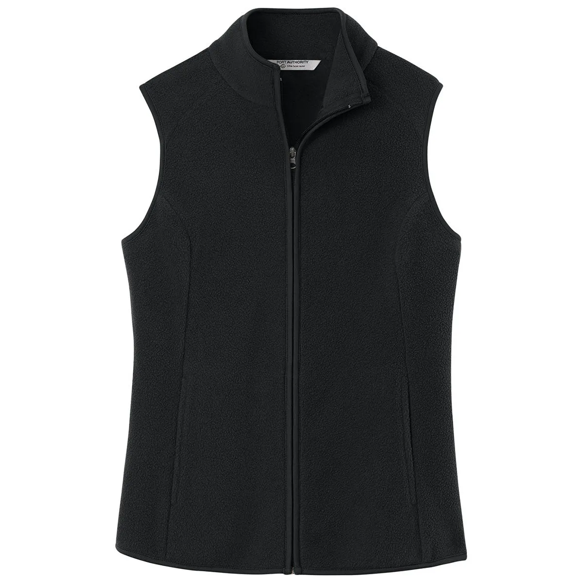 Port Authority Women's Deep Black C-FREE Fleece Vest sold by Merchology