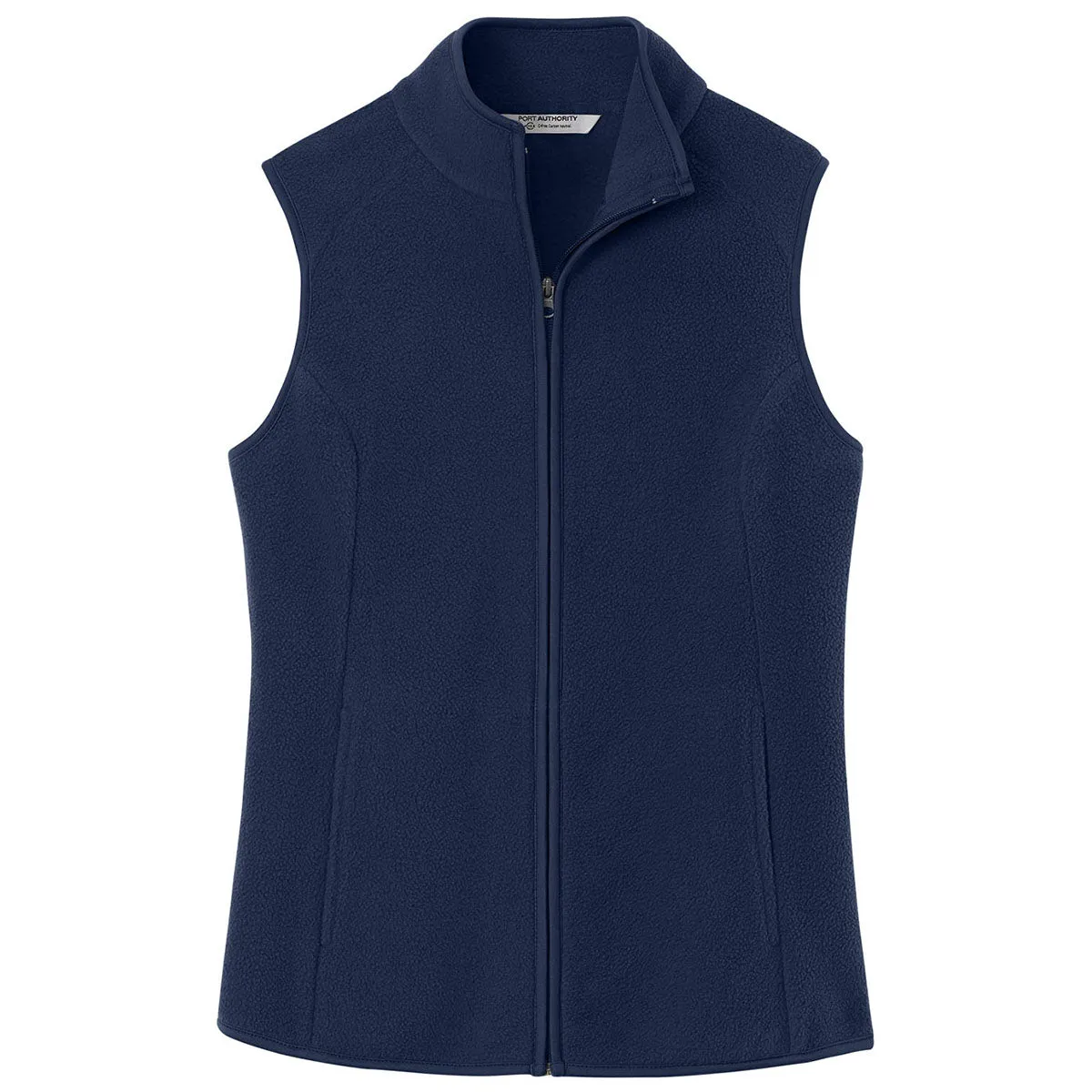 Port Authority Women's True Navy C-FREE Fleece Vest sold by Merchology
