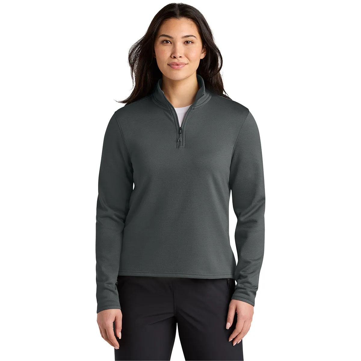 The North Face Women's Asphalt Grey Aim 1/4-Zip Fleece sold by Merchology product image thumbnail 3