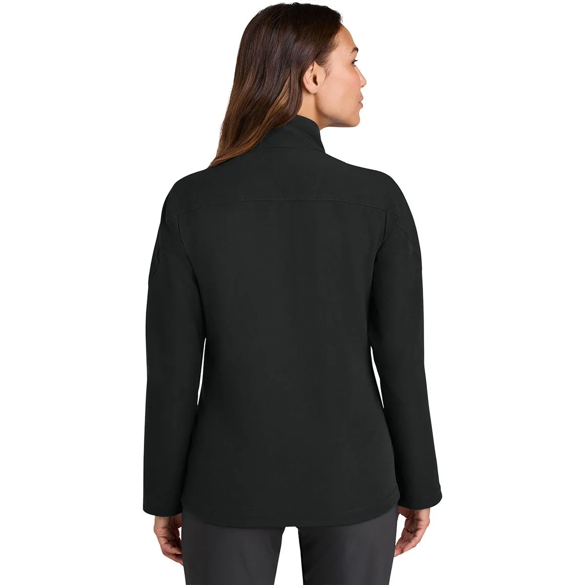 Nike Women's Black Full-Zip Soft Shell Jacket sold by Merchology product image thumbnail 4