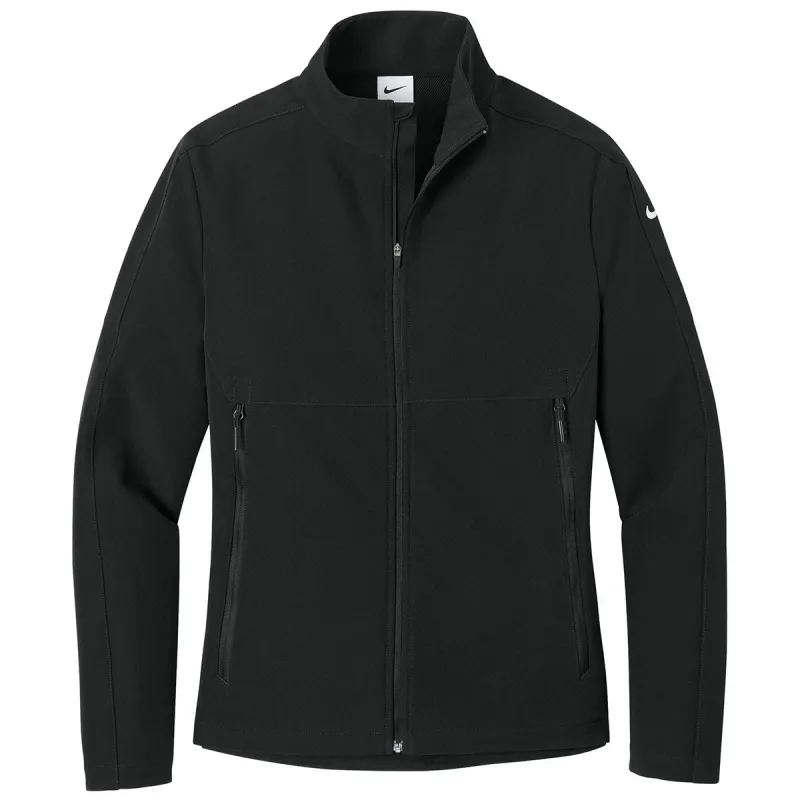 Nike Women's Black Full-Zip Soft Shell Jacket made by Nike
