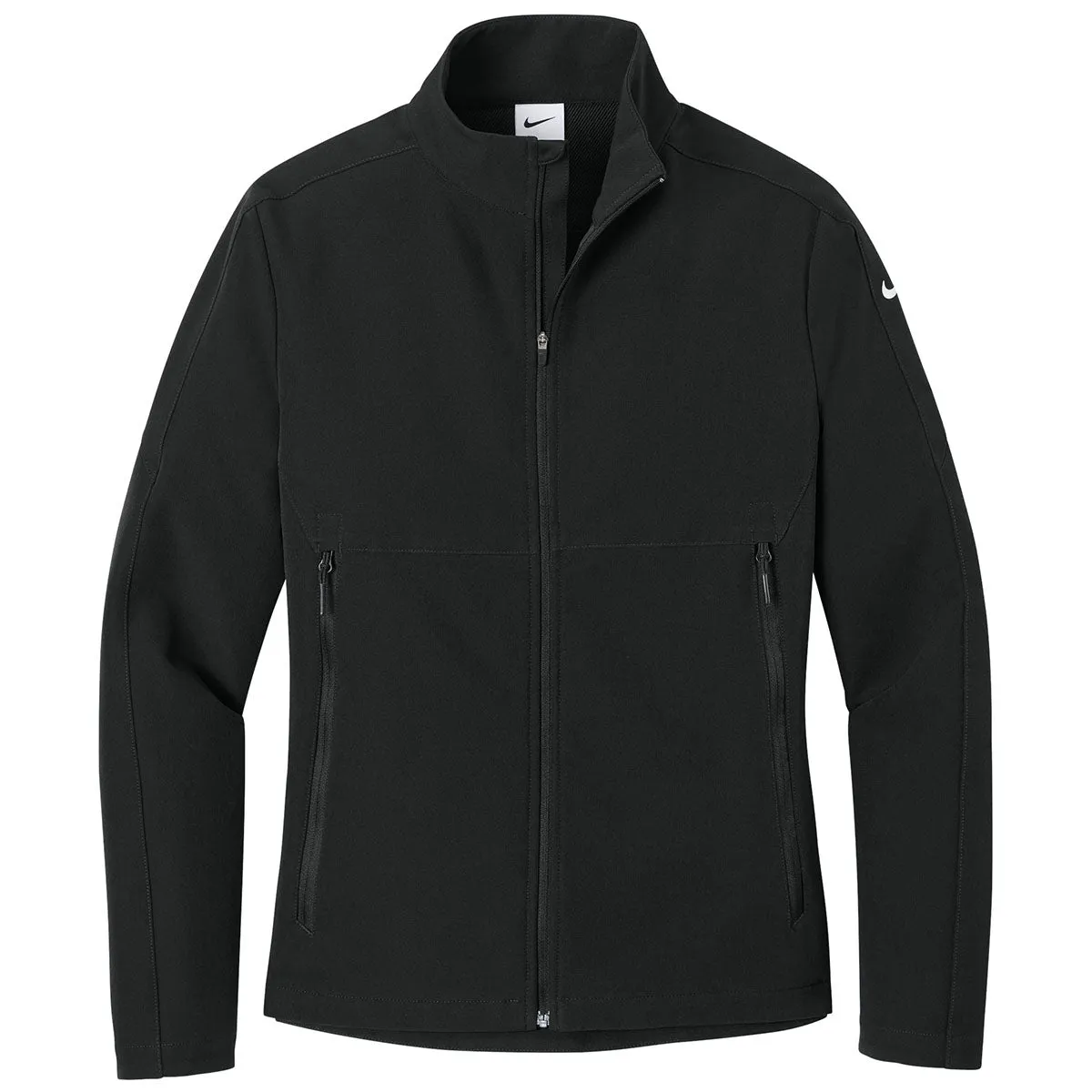 Nike Women's Black Full-Zip Soft Shell Jacket sold by Merchology