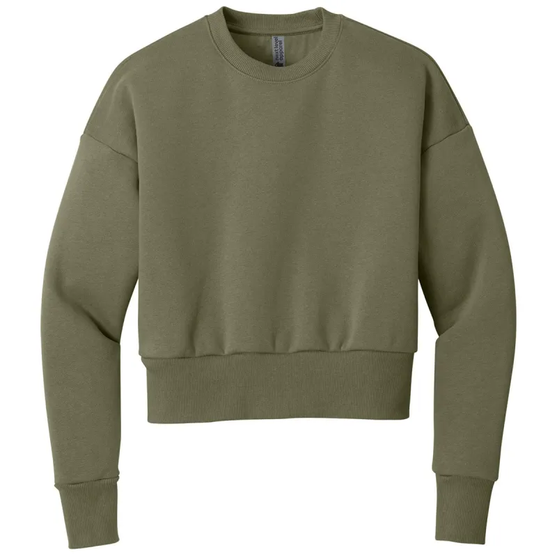 Next Level Women's Light Olive Heavyweight Sweatshirt made by Merchology