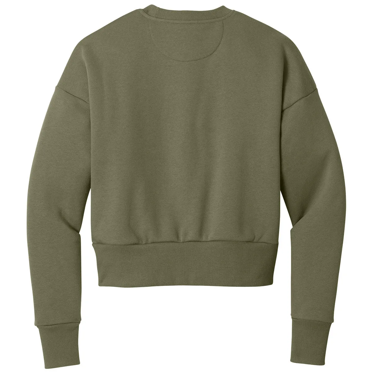 Next Level Women's Light Olive Heavyweight Sweatshirt sold by Merchology product image thumbnail 2