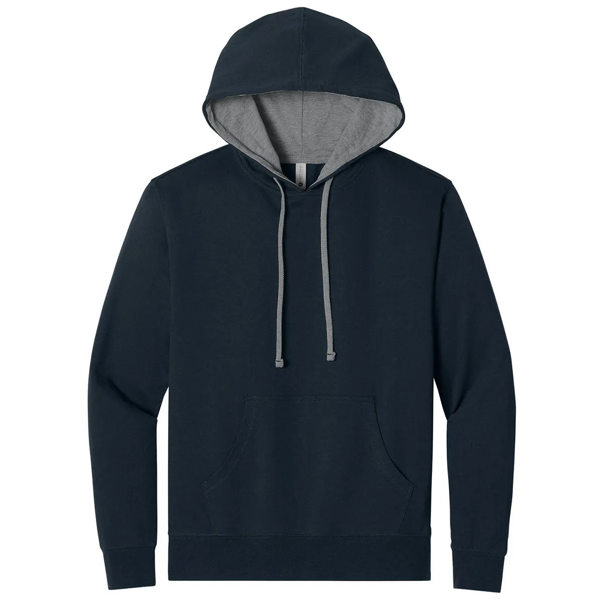 Next Level Men's Midnight Navy/Heather Gray Laguna Hoodie sold by Merchology