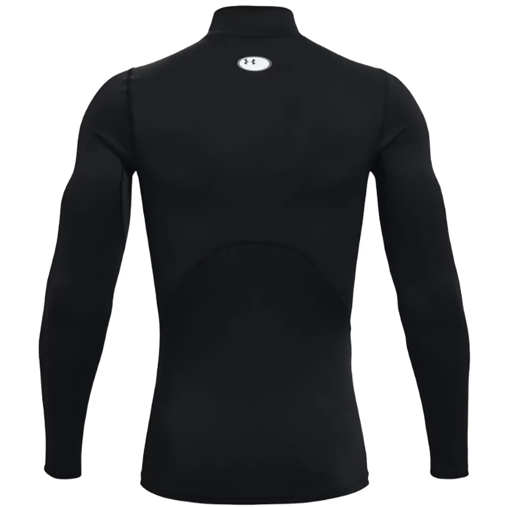 Under Armour Men's Black ColdGear Compression Mock Long Sleeve sold by Merchology product image thumbnail 2
