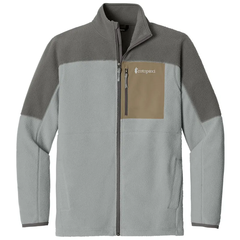 Cotopaxi Men's Cinder/Smoke Abrazo Full-Zip Fleece Jacket sold by Merchology
