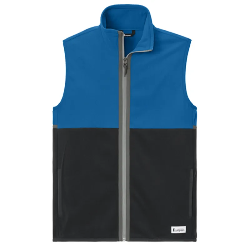 Cotopaxi Men's Atlantic/Black Amado Fleece Vest sold by Merchology