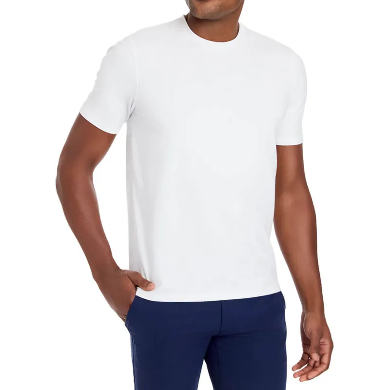 Holderness & Bourne Men's White The Mason T-Shirt made by Merchology