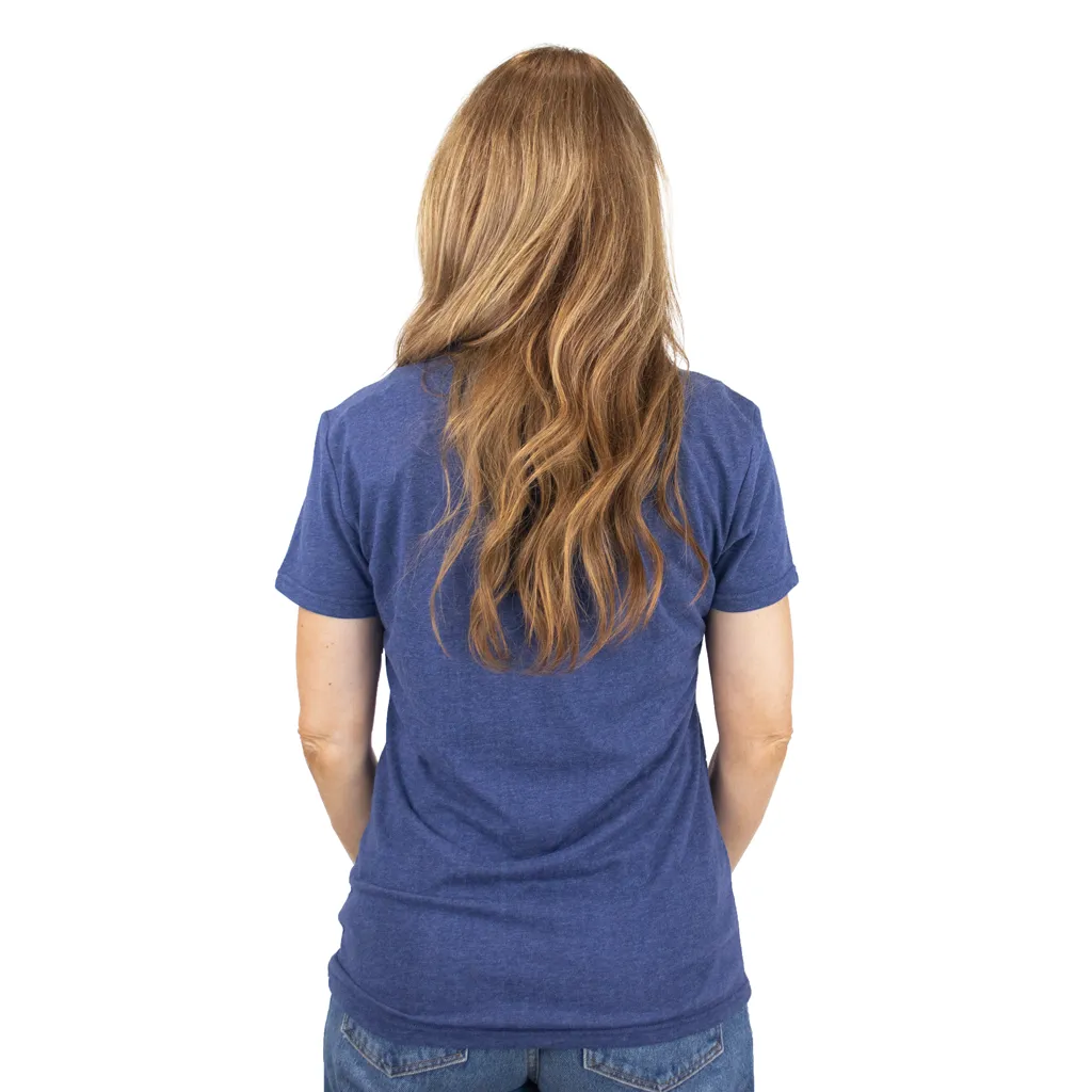 48-Hour Zusa Women's True Navy Heather Tamarac Tee sold by Merchology product image thumbnail 4