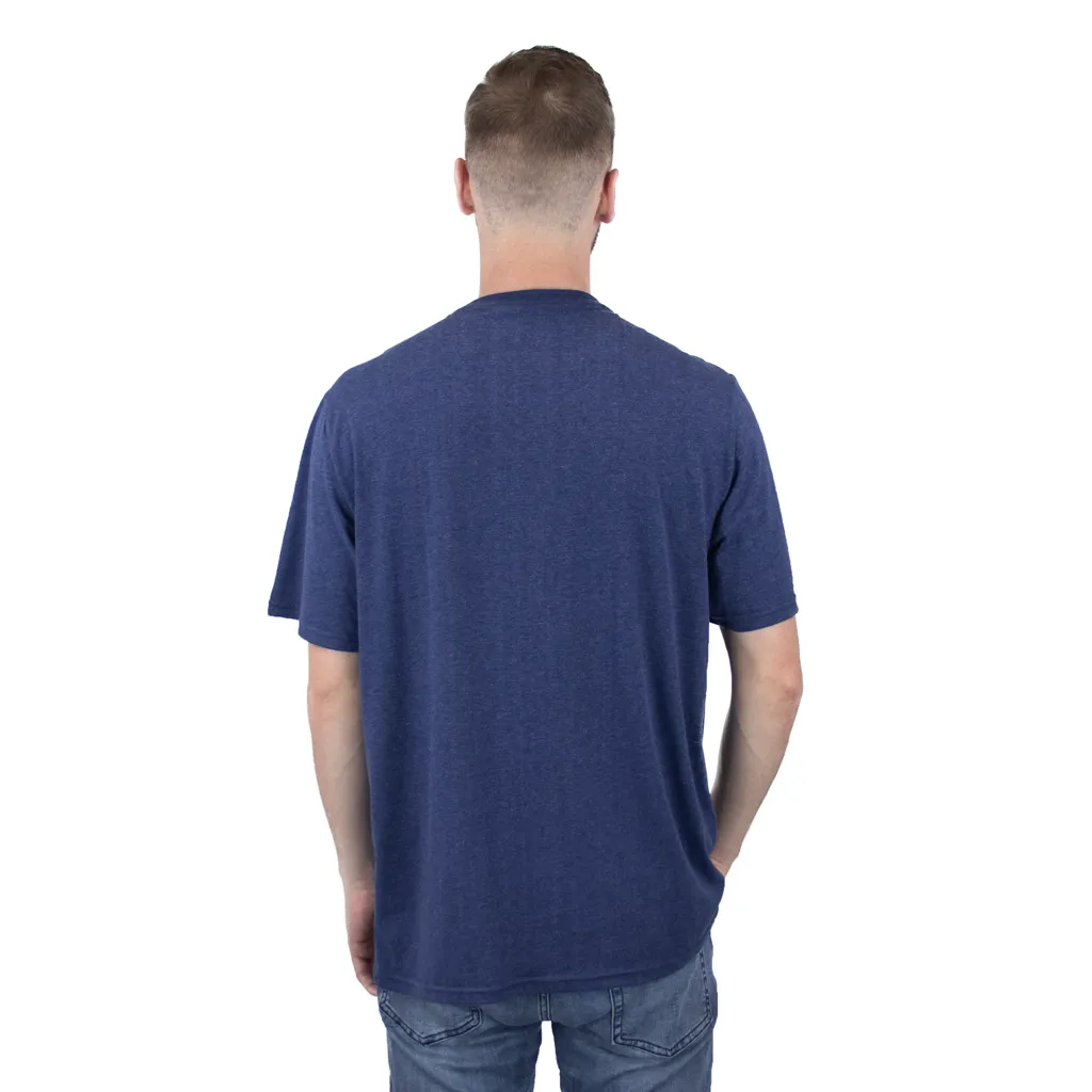 48-Hour Zusa Men's True Navy Heather Tamarac Tee sold by Merchology product image thumbnail 4