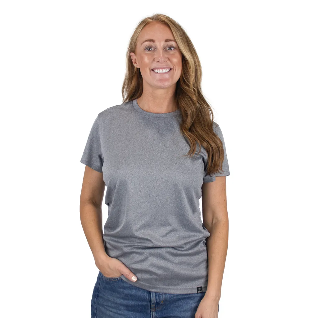 48-Hour Zusa Women's Charcoal Breezy Tee 2.0 sold by Merchology product image thumbnail 3