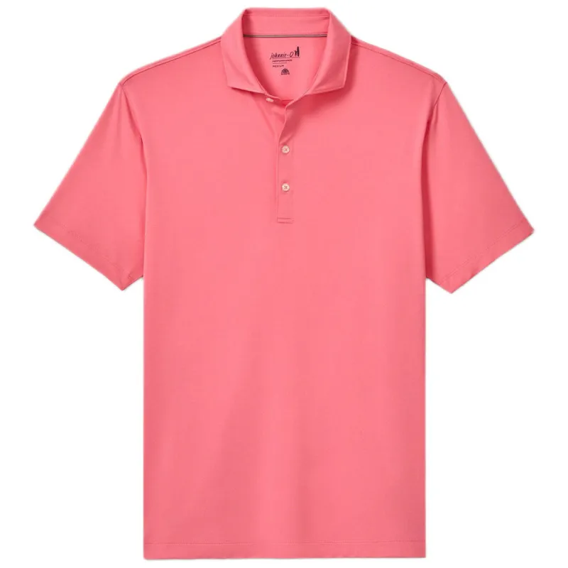 Johnnie-O Men's Azalea Birdie Solid Jersey Performance Polo sold by Merchology