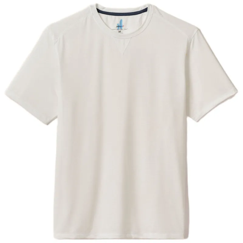 Johnnie-O Men's White Course Performance T-Shirt made by Johnnie-O