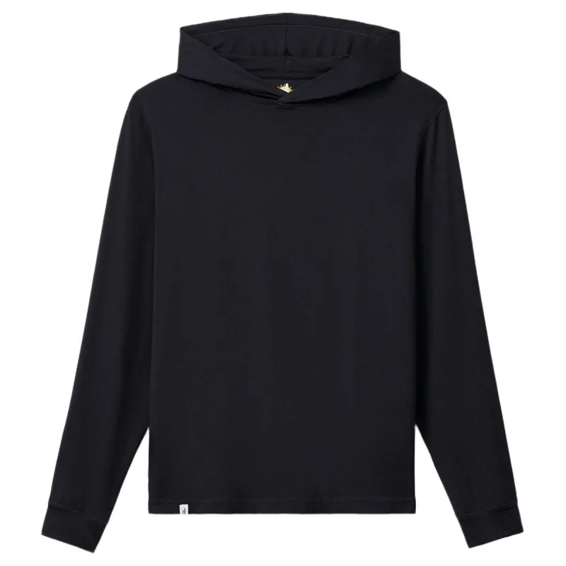 Johnnie-O Men's Black Talon Featherweight Performance Hoodie made by Johnnie-O