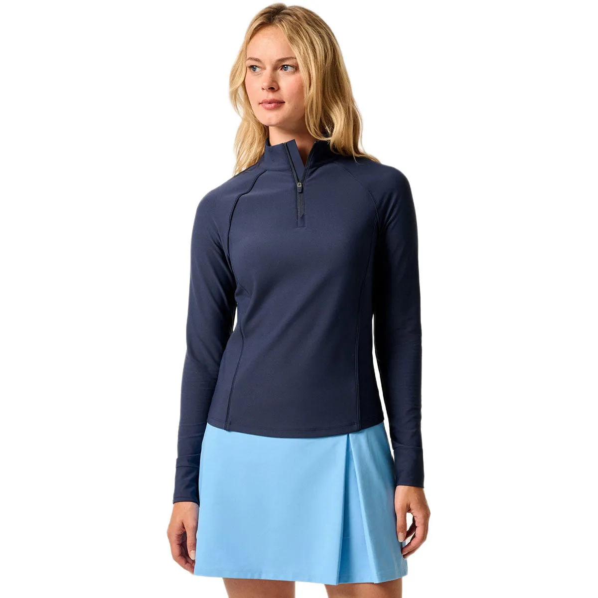 Johnnie-O Women's Navy Jasmine Performance 1/4 Zip sold by Merchology product image thumbnail 2