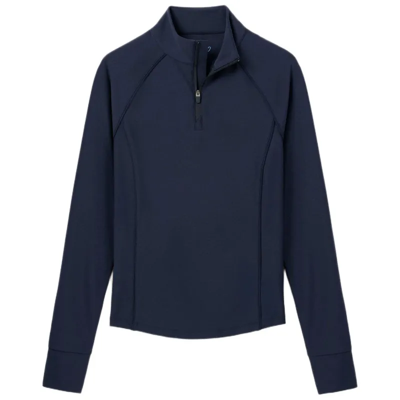 Johnnie-O Women's Navy Jasmine Performance 1/4 Zip sold by Merchology