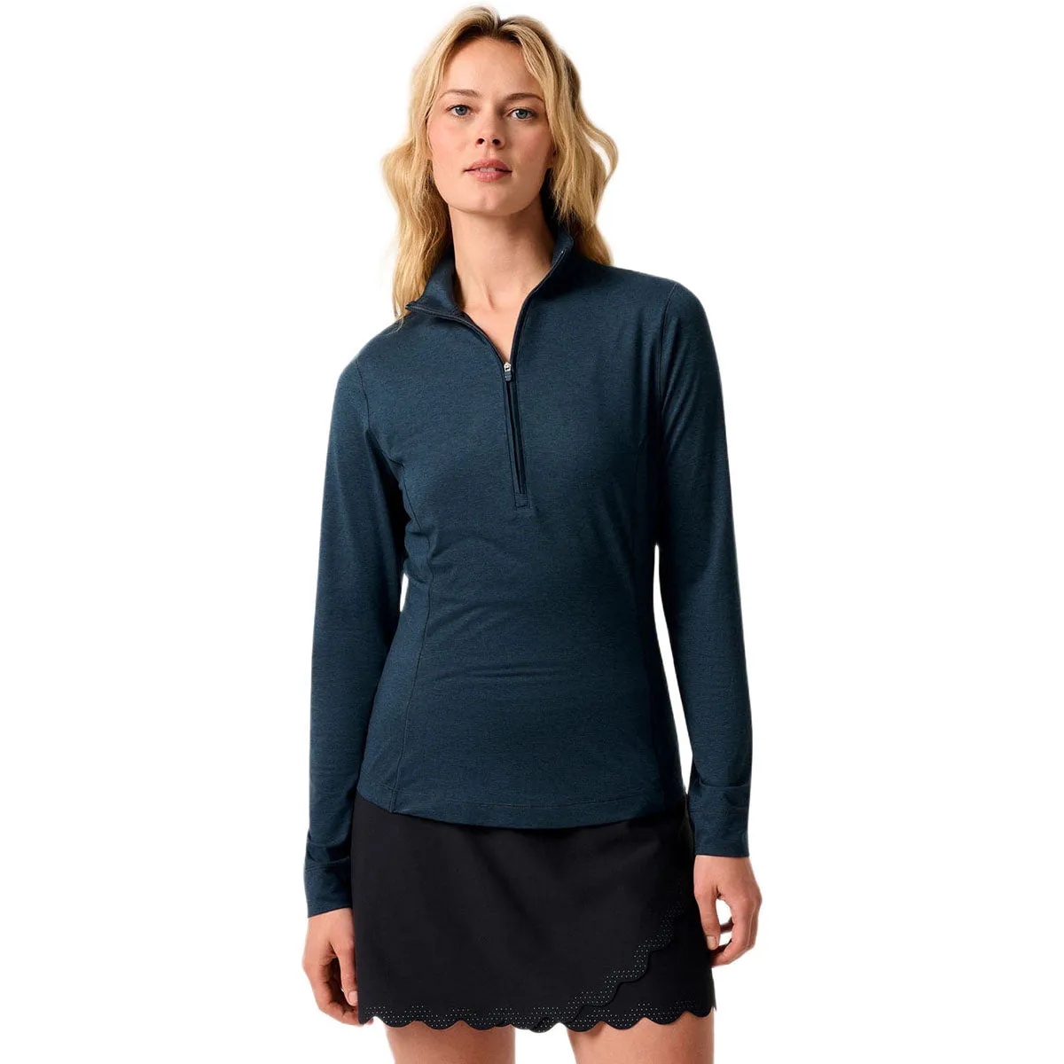 Johnnie-O Women's Wake Susie Performance 1/4-Zip sold by Merchology product image thumbnail 2