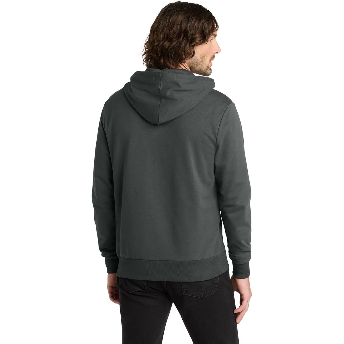 Allmade Unisex Terrain Grey Organic French Terry Full-Zip Hoodie sold by Merchology product image thumbnail 4