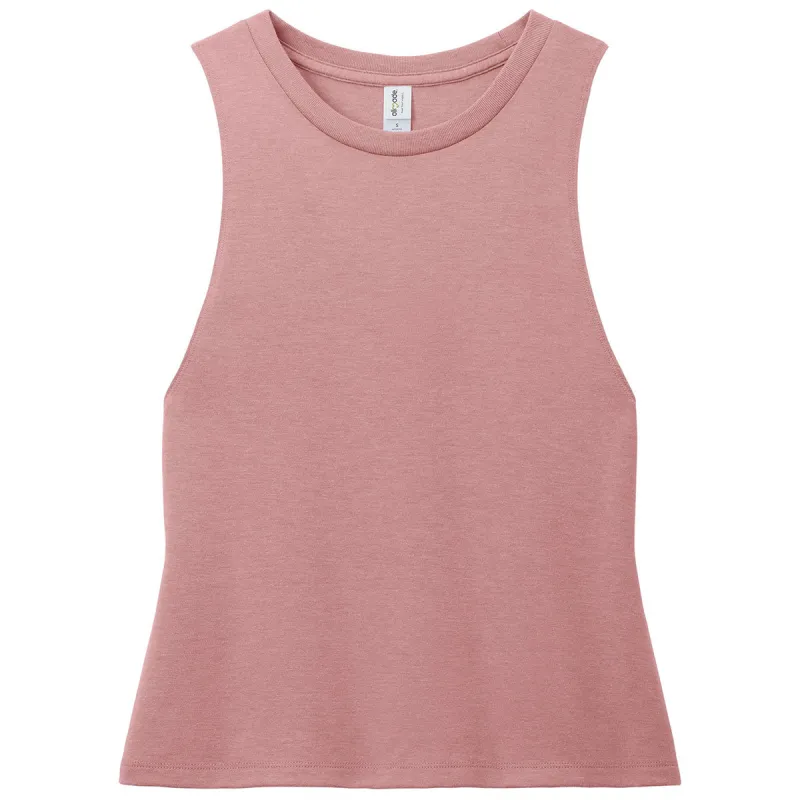 Allmade Women's Vintage Rose Tri-Blend Muscle Tank sold by Merchology