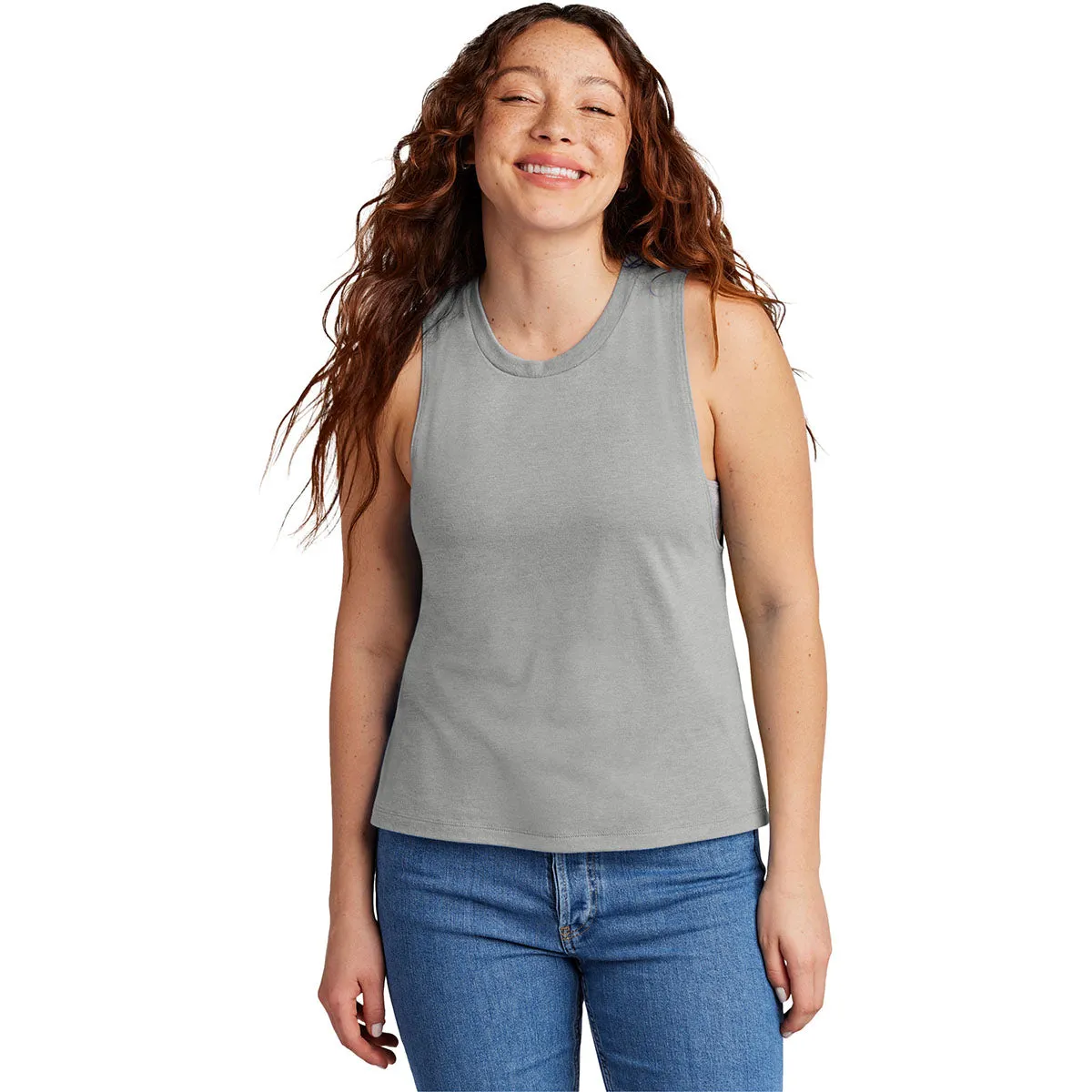 Allmade Women's Aluminum Grey Tri-Blend Muscle Tank sold by Merchology product image thumbnail 3