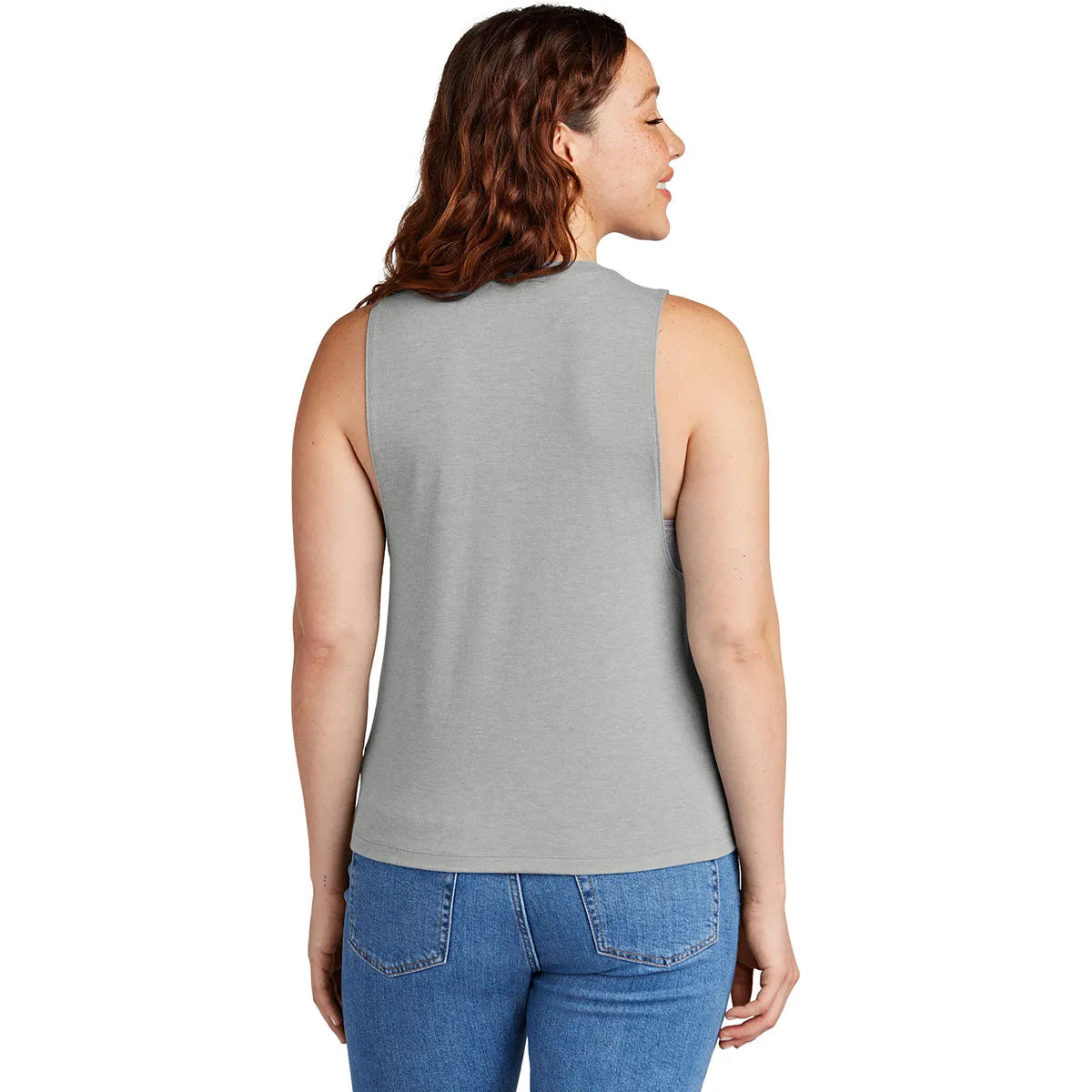 Allmade Women's Aluminum Grey Tri-Blend Muscle Tank sold by Merchology product image thumbnail 4