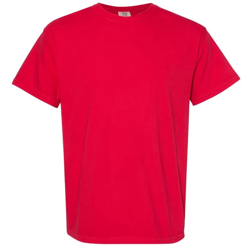 Comfort Colors Unisex Red Garment-Dyed Heavyweight T-Shirt made by Comfort Colors