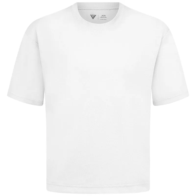 Levelwear Unisex White Luxe Signature Knit Top made by Merchology