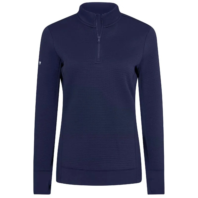 Levelwear Women's Navy Cushion Pullover sold by Merchology