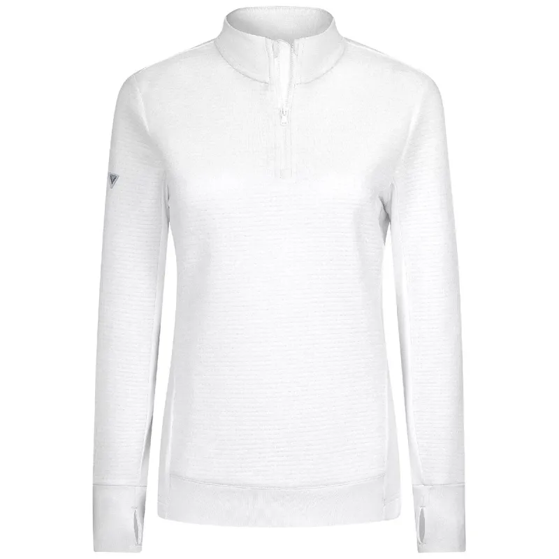 Levelwear Women's White Cushion Pullover sold by Merchology