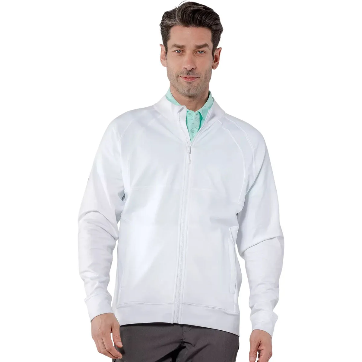 Levelwear Men's White Form Jacket sold by Merchology product image thumbnail 4