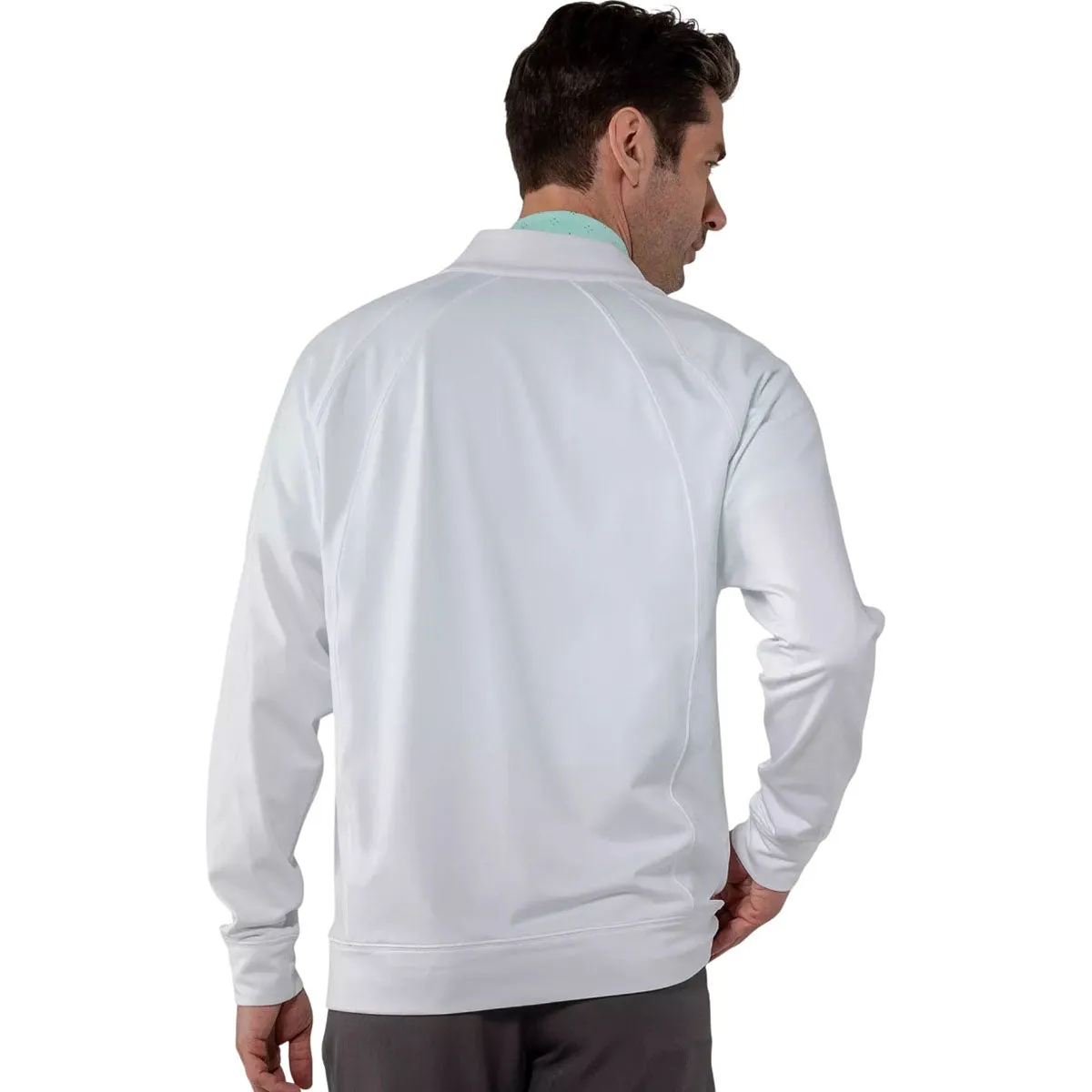 Levelwear Men's White Form Jacket sold by Merchology product image thumbnail 5