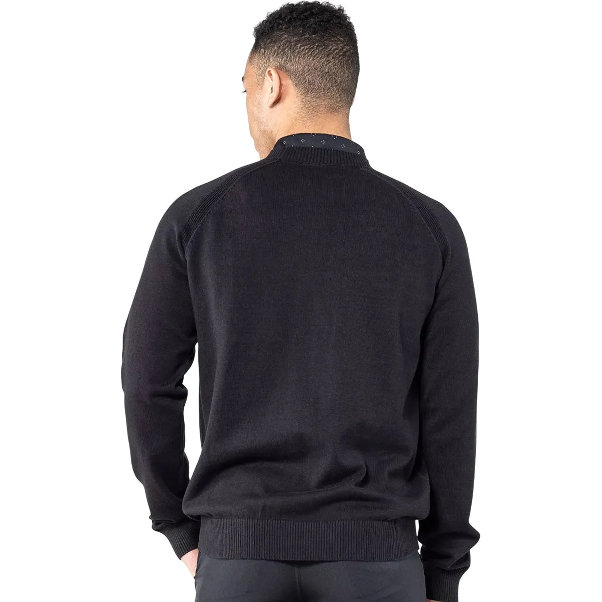 Levelwear Men's Black Fireside Sweater sold by Merchology product image thumbnail 5