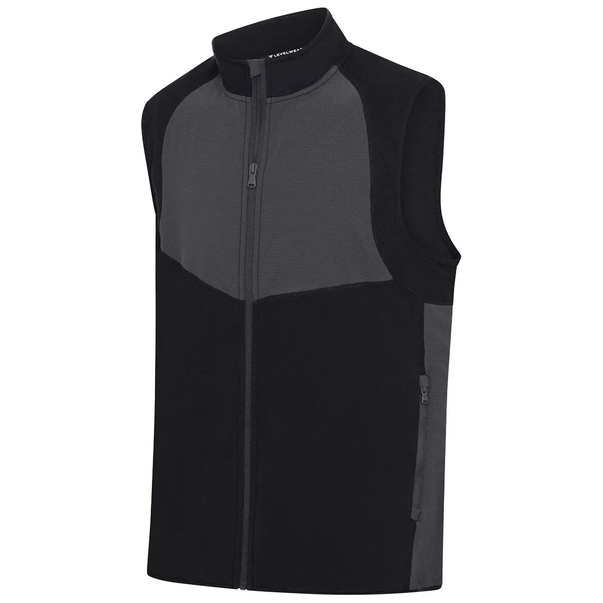 Levelwear Men's Black Adventure Vest sold by Merchology product image thumbnail 3