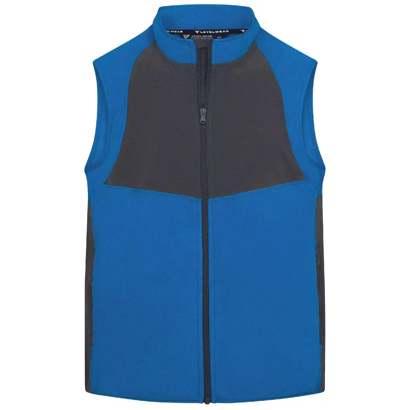 Levelwear Men's Blue Heron Adventure Vest made by Merchology