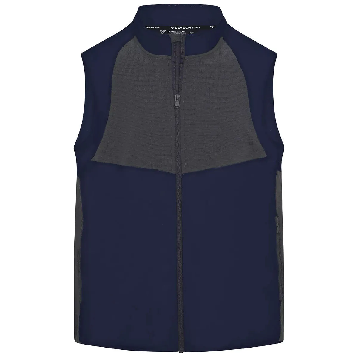 Levelwear Men's Navy Adventure Vest sold by Merchology