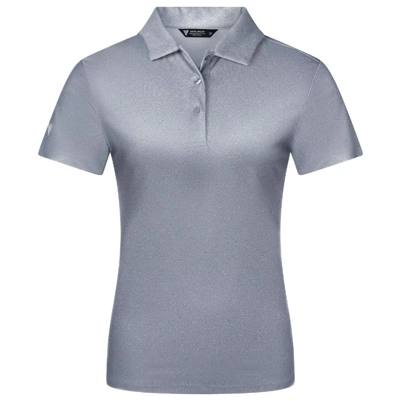 Levelwear Women's Pebble Graph Polo made by Merchology