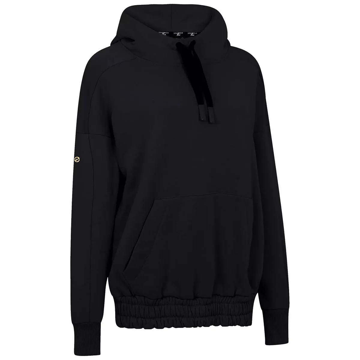 Levelwear Women's Black Waterfall Hoody sold by Merchology product image thumbnail 3