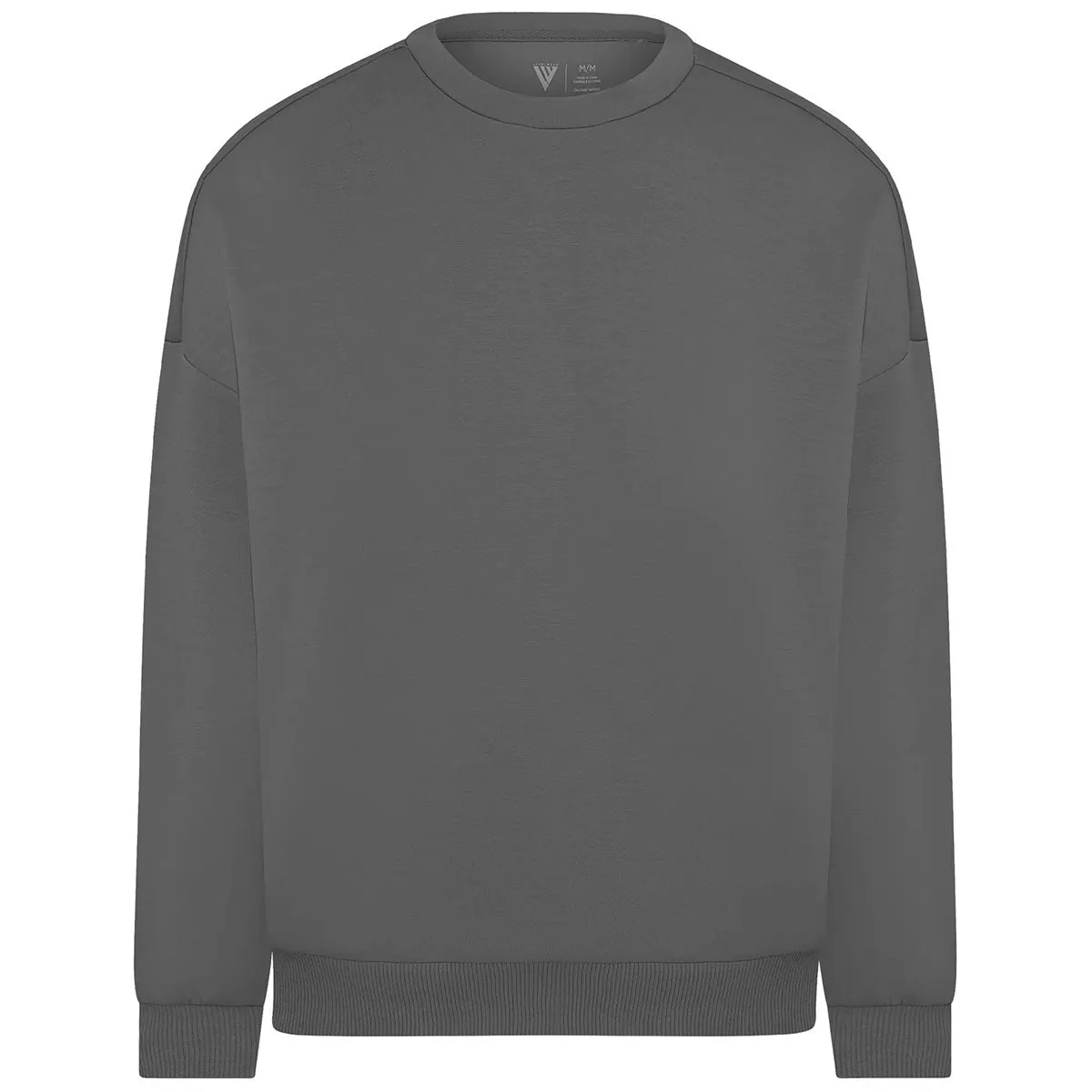 Levelwear Unisex Grey Stone Luxe Signature Crew sold by Merchology