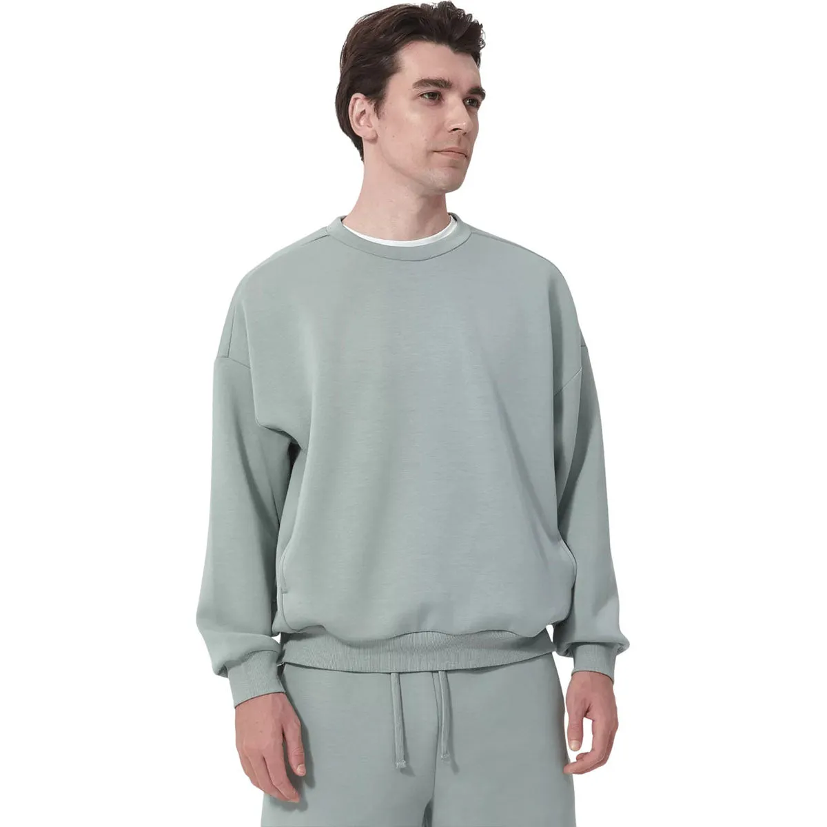Levelwear Unisex Iceberg Green Luxe Signature Crew sold by Merchology product image thumbnail 4